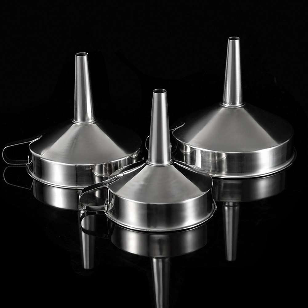 Quality Kitchen Gadgets - 1 szt. Stalowy lejek do oleju