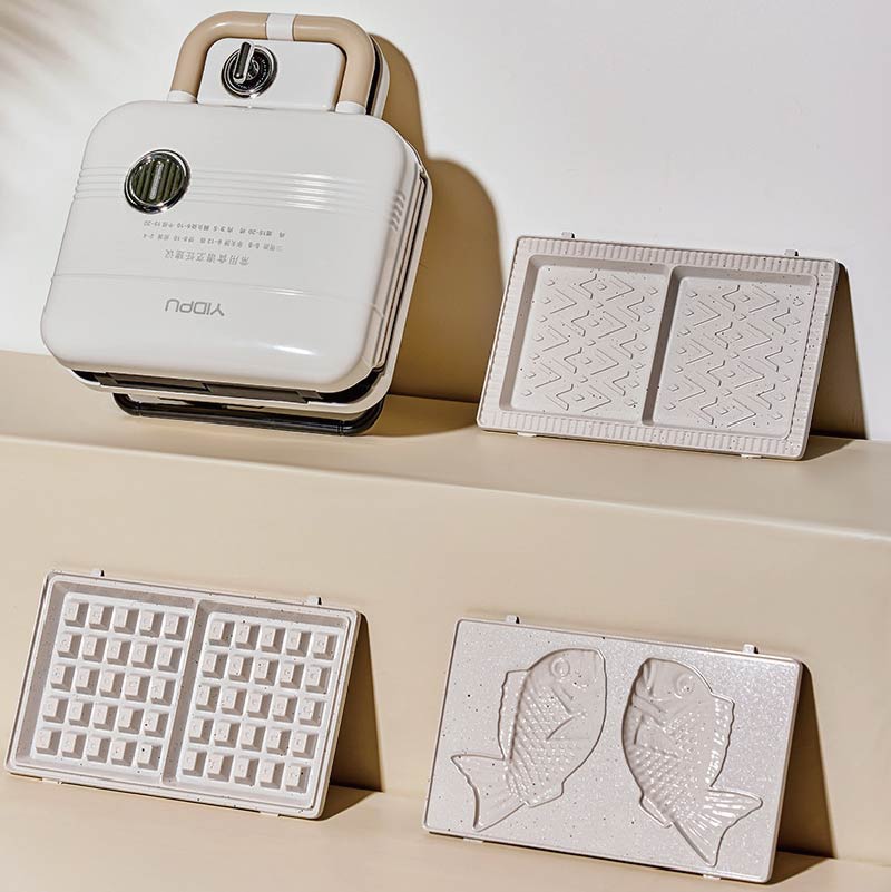 Breakfast Sandwich Maker - 750W elektryczny opiekacz do kanapek wielofunkcyjny