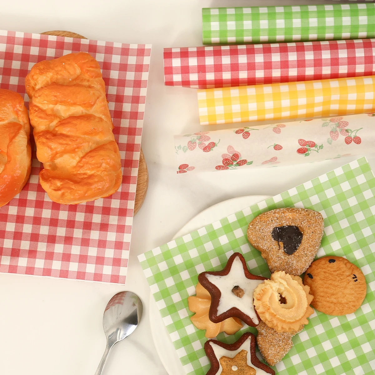 Kitchen Gadgets Gift - 50 sztuk olejoodporny papier do pakowania