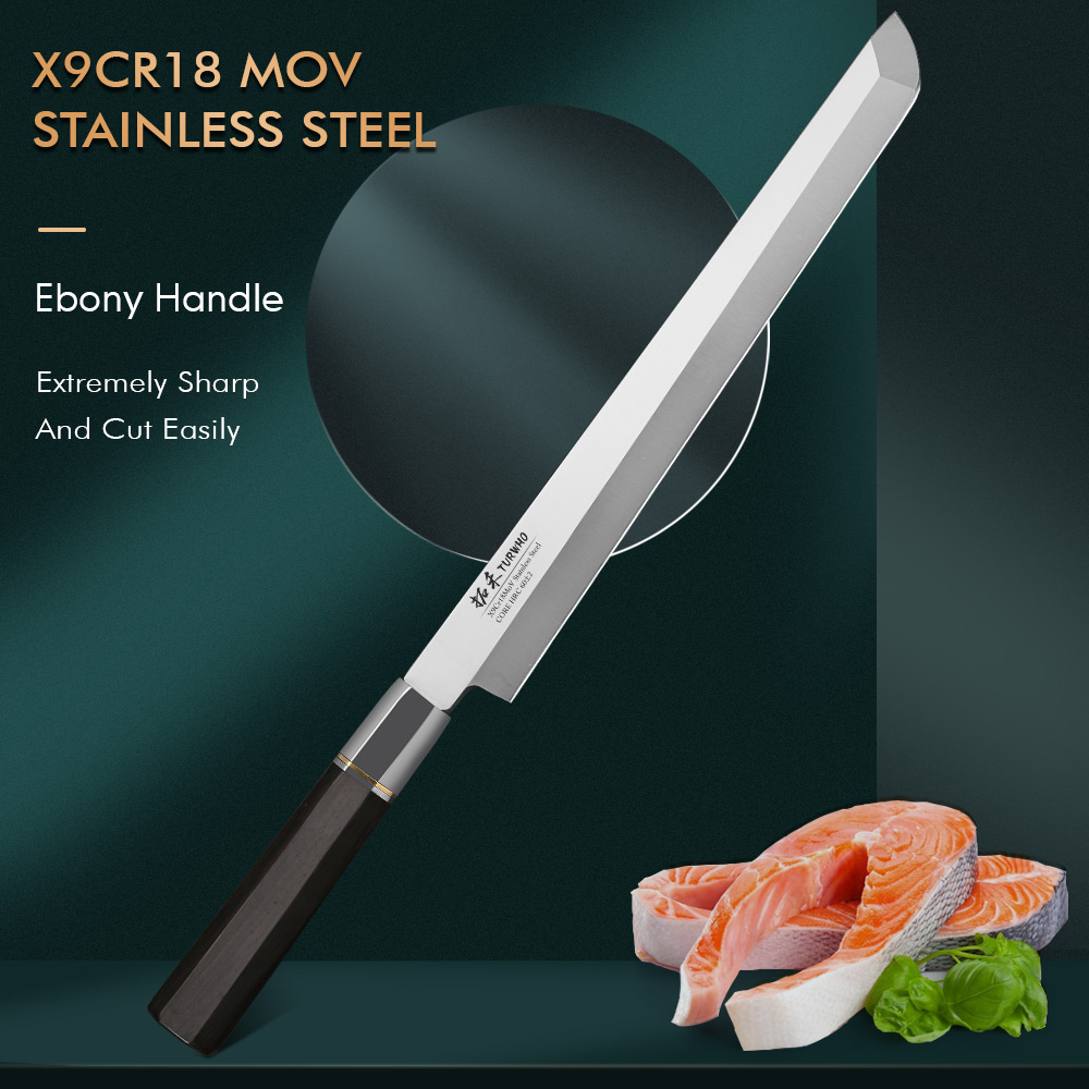 Kitchen Gadgets Japanese - Nóż do sashimi Turwho-Japanese 270mm, noże