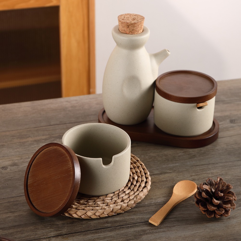 Kitchen Gadgets Japanese - Ceramiczny pojemnik na przyprawy w stylu