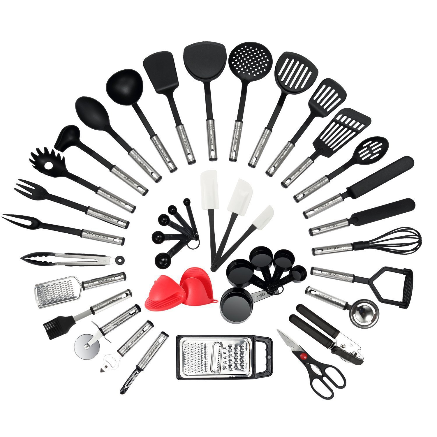 Kitchen Gadgets & Toys - Gorąca Wyprzedaż 42-częściowy Zestaw Przyborów Kuchennych