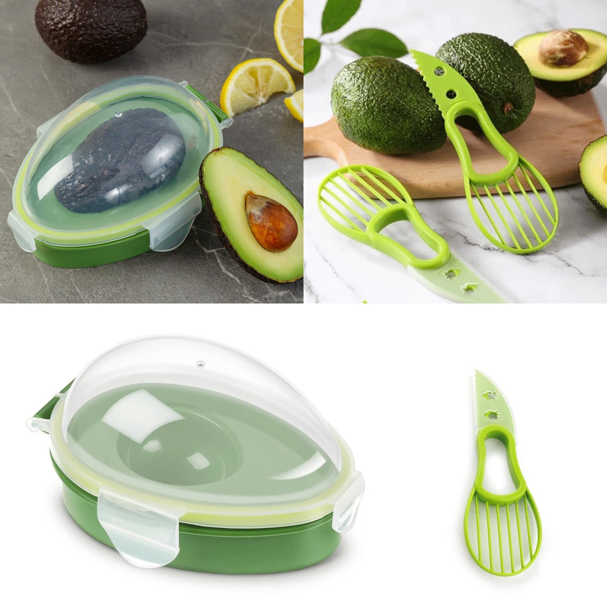 Avocado Slicer Tool - Pojemnik na awokado, wielorazowy pojemnik do