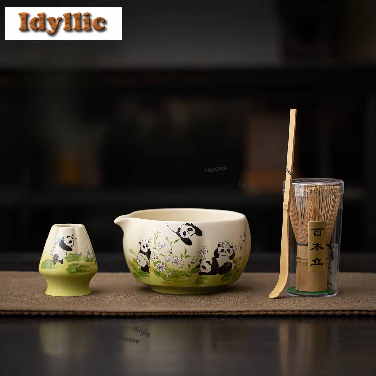 Kitchen Gadgets Japanese - Zestaw do herbaty Rock Mineral White