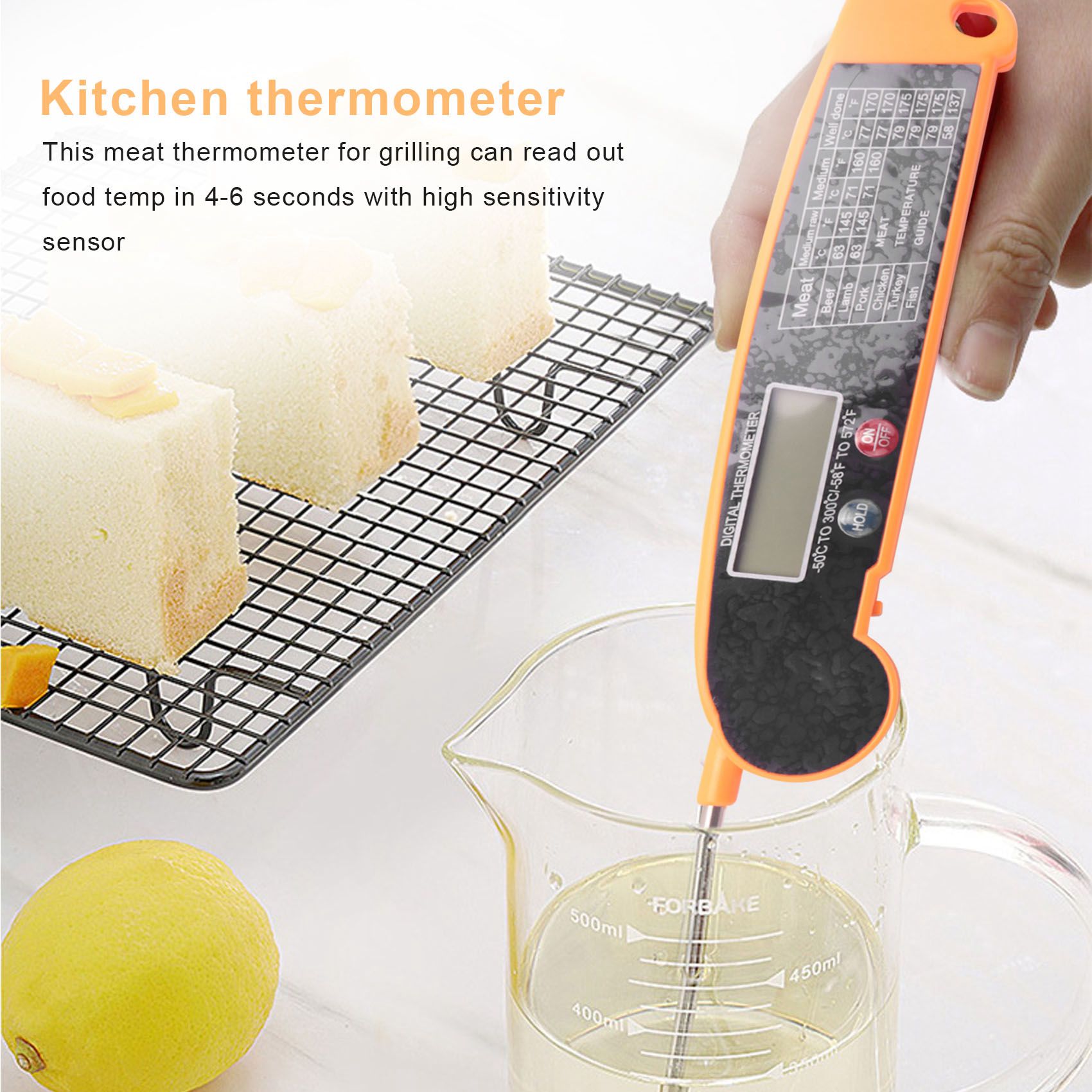 Meat Thermometer - Cyfrowy termometr do mięsa z szybkim