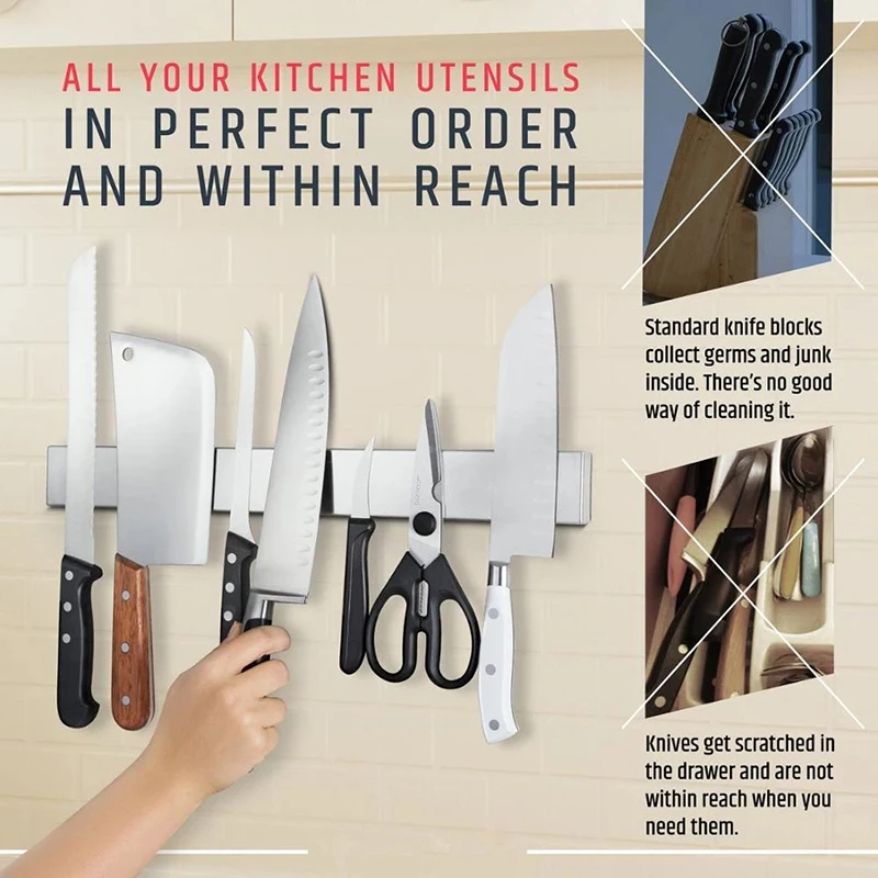 Profesjonalny magnetyczny uchw – Magnetic Knife Strip recenzja i cena