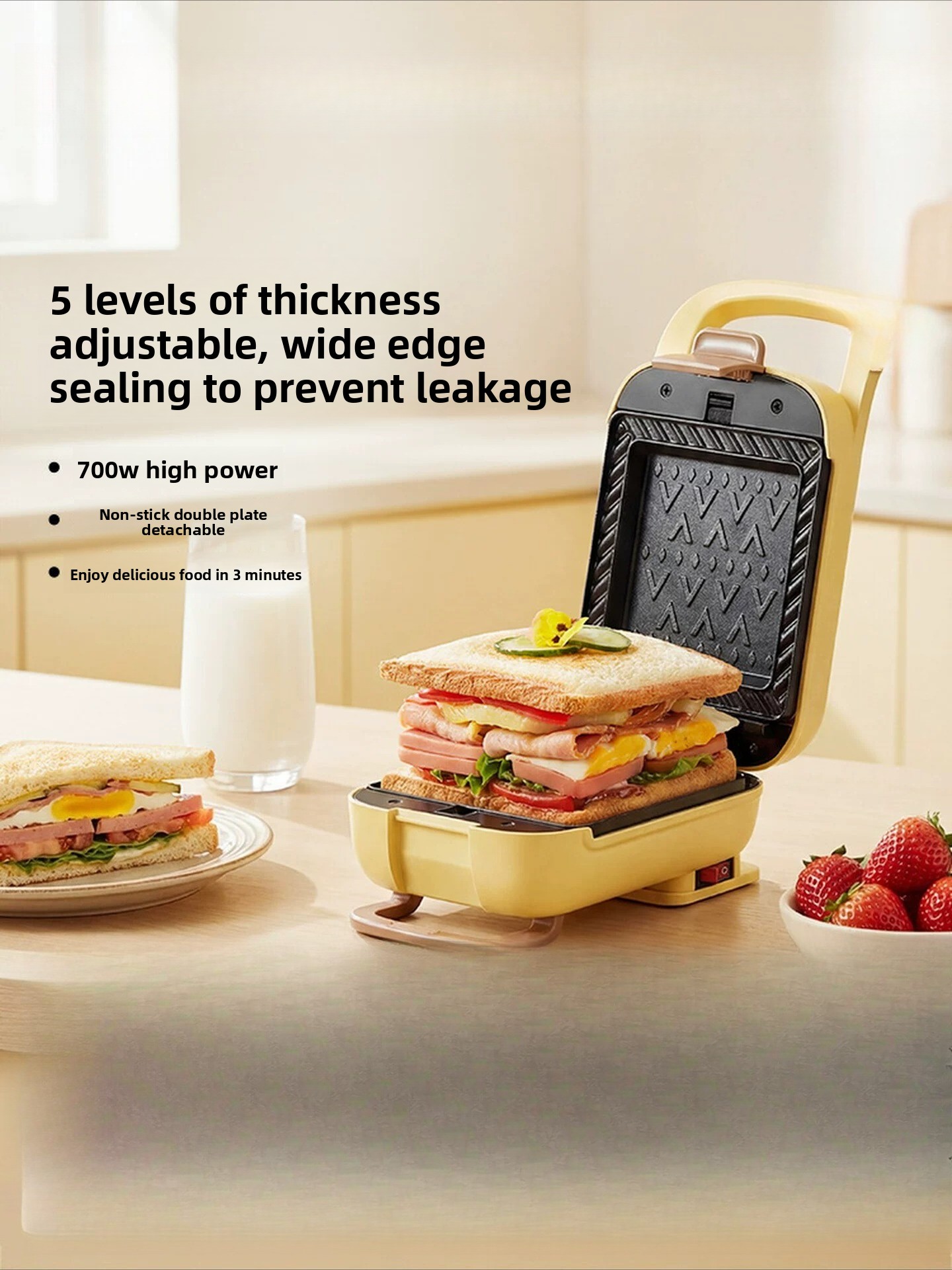 Wielofunkcyjna maszyna do kana – Breakfast Sandwich Maker recenzja i cena