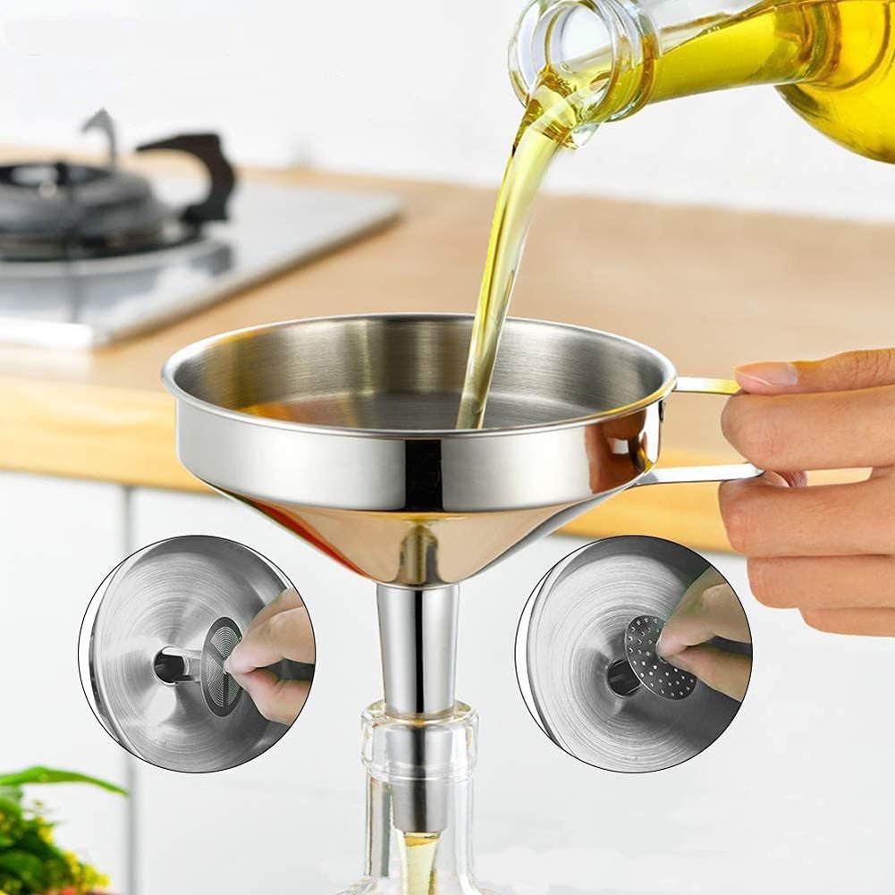 1 szt. Stalowy lejek do oleju  – Quality Kitchen Gadgets recenzja i cena