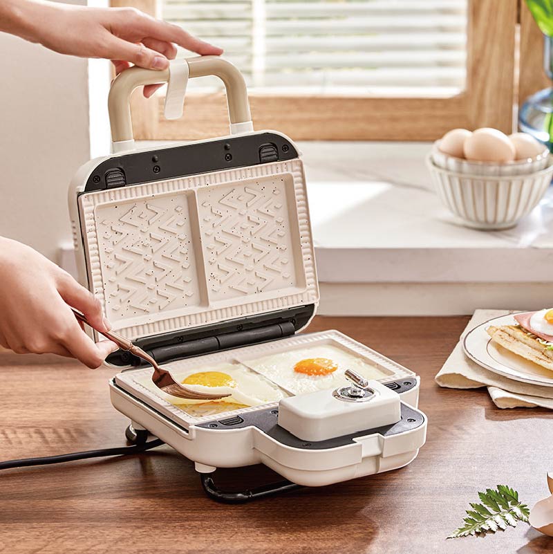 750W elektryczny opiekacz do k – Breakfast Sandwich Maker recenzja i cena