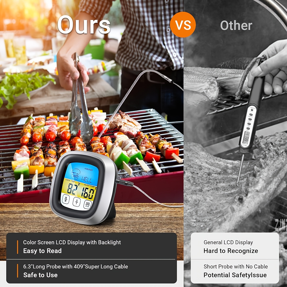 Cyfrowy termometr do mięsa, ti – Meat Thermometer recenzja i cena