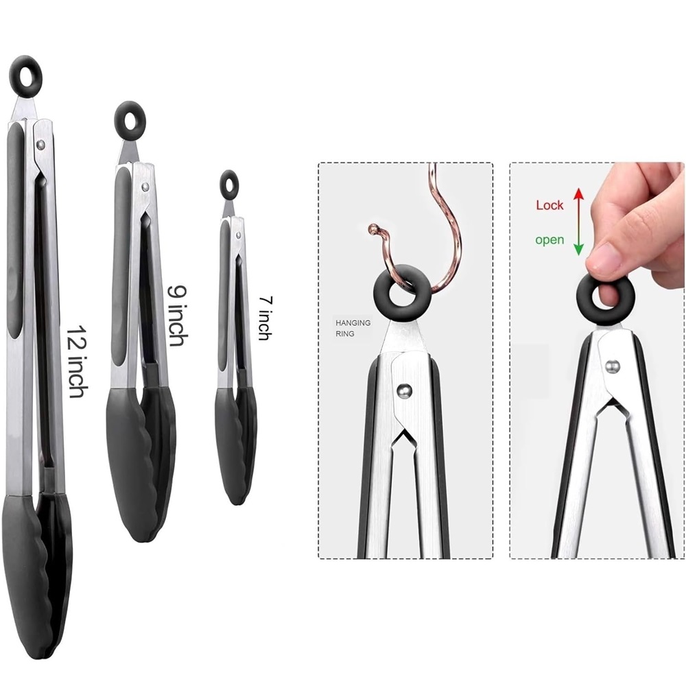 Silikonowe szczypce do grillow – Kitchen Gadgets Gift recenzja i cena