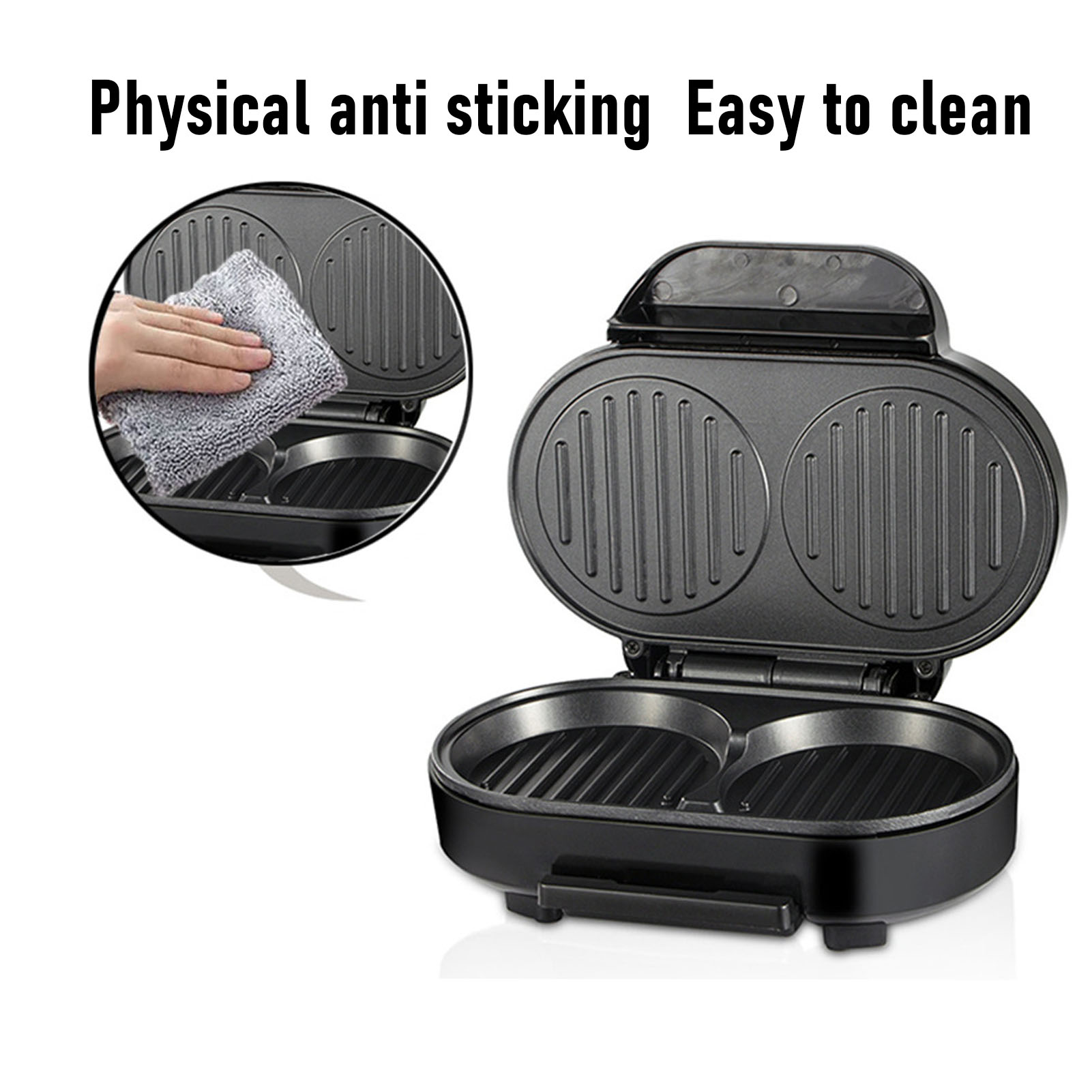 Elektryczny grill do hamburger – Breakfast Sandwich Maker recenzja i cena
