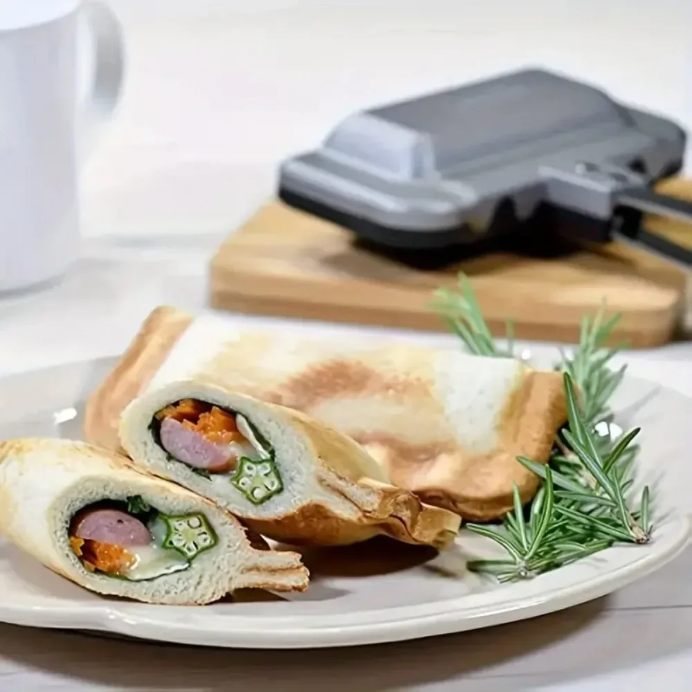 Dwustronna patelnia do kanapek – Breakfast Sandwich Maker recenzja i cena