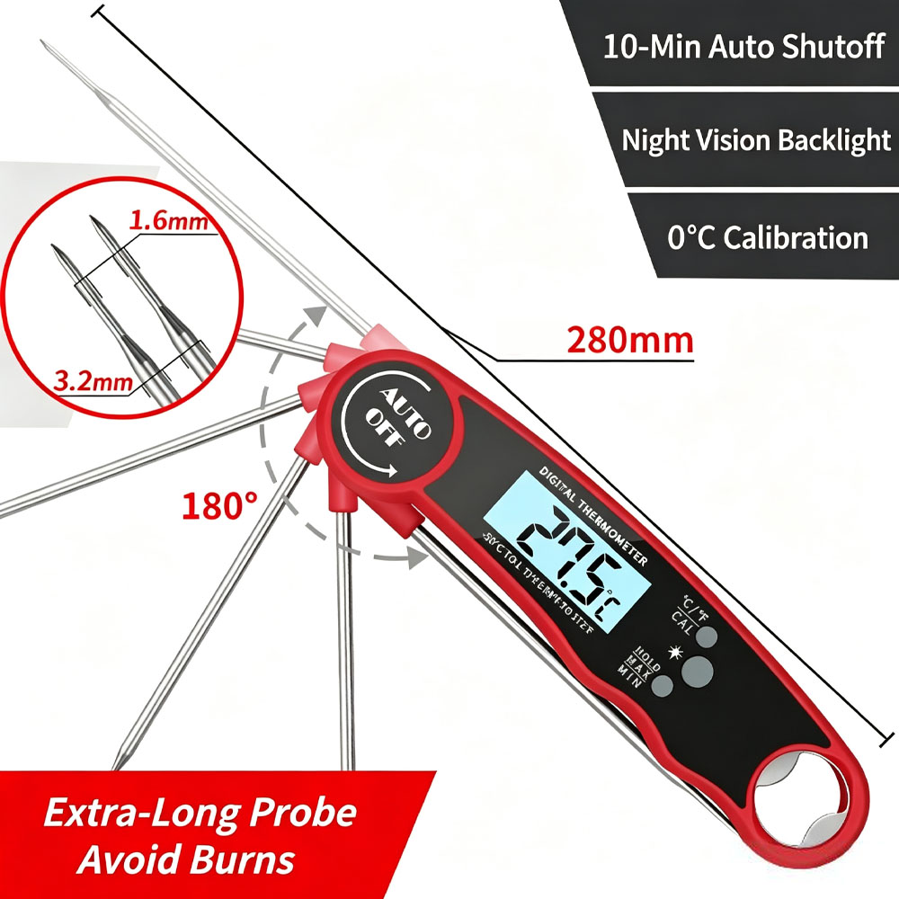 Termometr do mięsa cyfrowy – T – Meat Thermometer recenzja i cena
