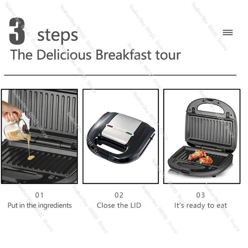 Urządzenie 8-w-1 do robienia k – Breakfast Sandwich Maker recenzja i cena